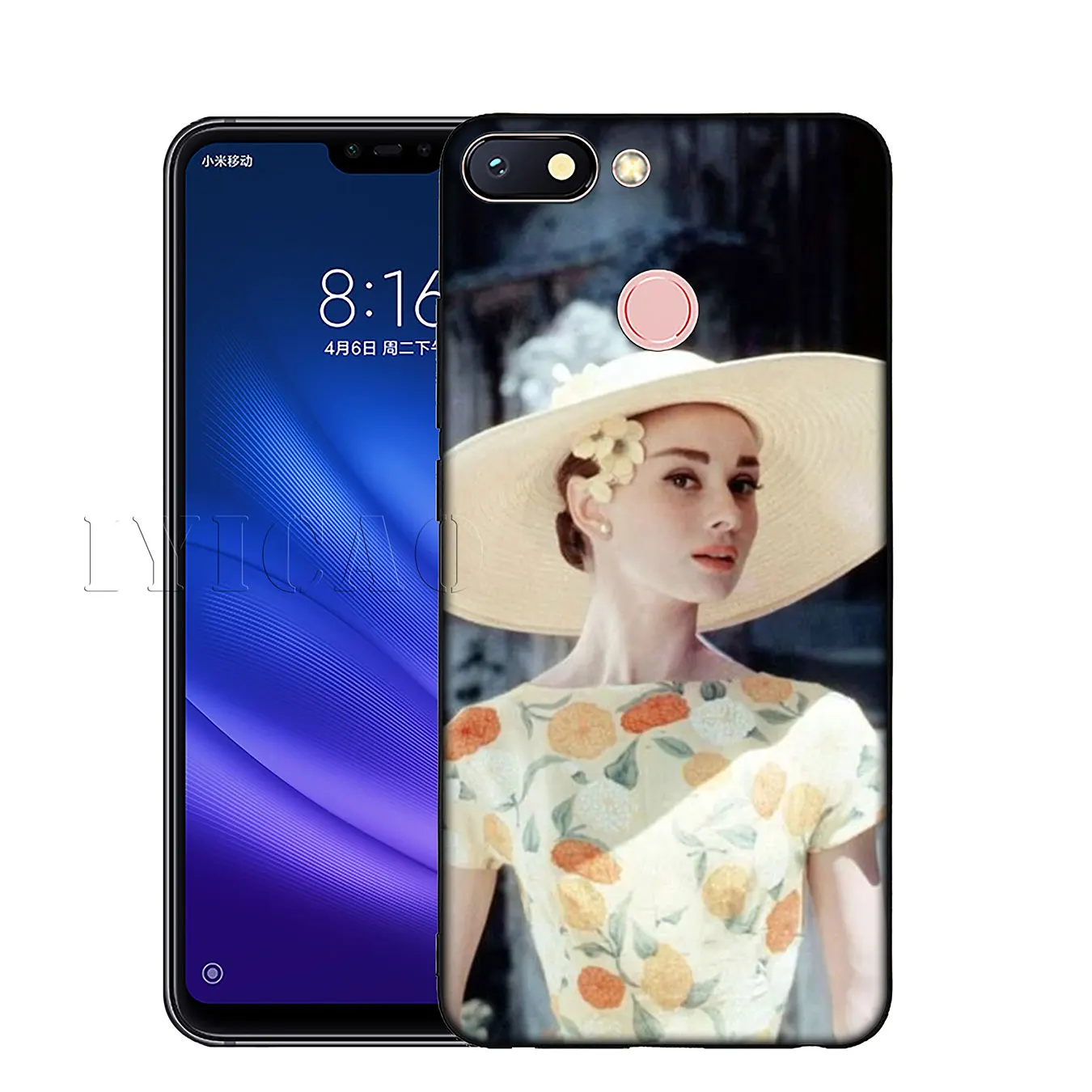 IYICAO Одри Хепберн Мягкий силиконовый чехол для телефона Xiaomi Mi 10 9 9T CC9 CC9E 8 SE A3 Pro A1 A2
