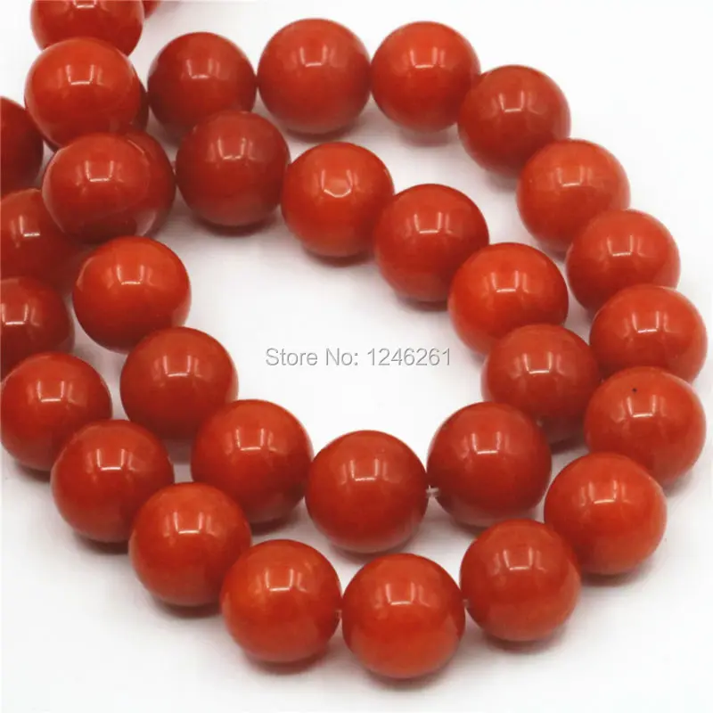 6mm 8mm 10mm 12mm Ornaments Red Sardony Loose DIY Round Beads Stone Hand Made Jewelry Making Design Girls Gifts Christmas Gems | Украшения