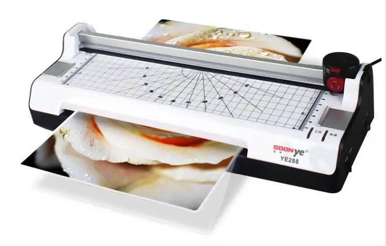 

Smart Photo Laminator A4size Laminating Machine Sealed Plastic Machine Hot And Cold Laminator Photo Cutter
