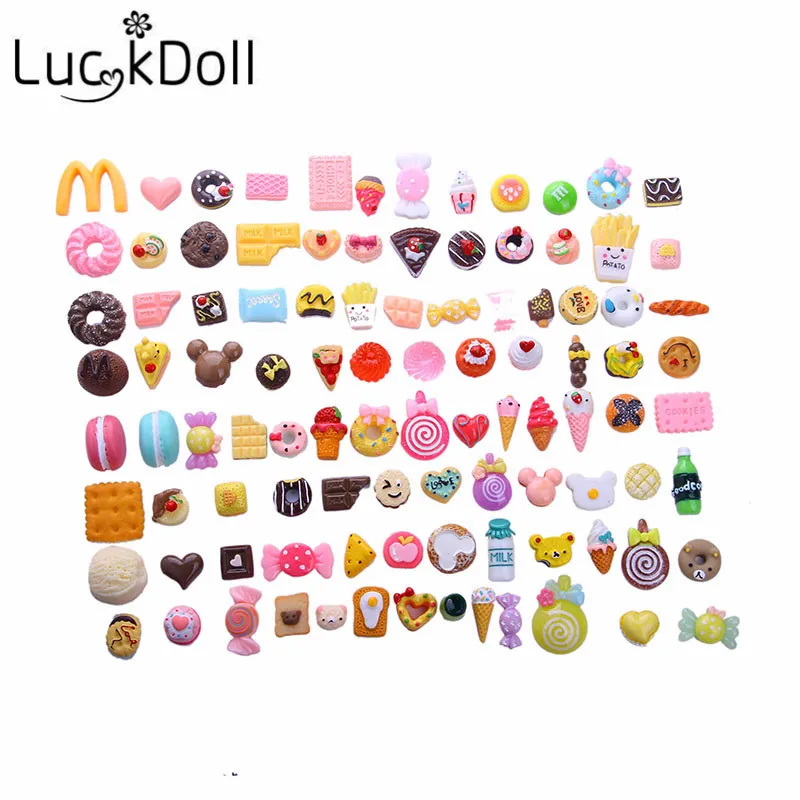 LUCKDOLL игрушки конфеты разных типов 100 шт. для фаст фуда кукол аксессуары девочек