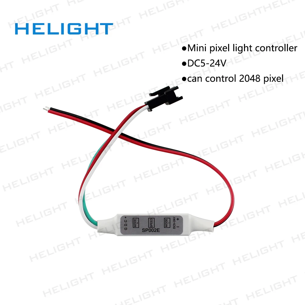 DC5V 24V светодиодный IC pixel контроллер SP002E 3 клавиши для WS2812 WS2811 1903 Pixel Strip