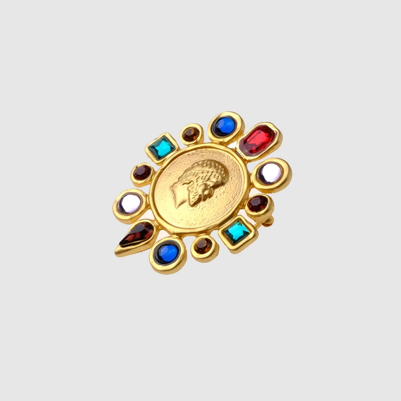 Бутик amorita gold human fine brooche
