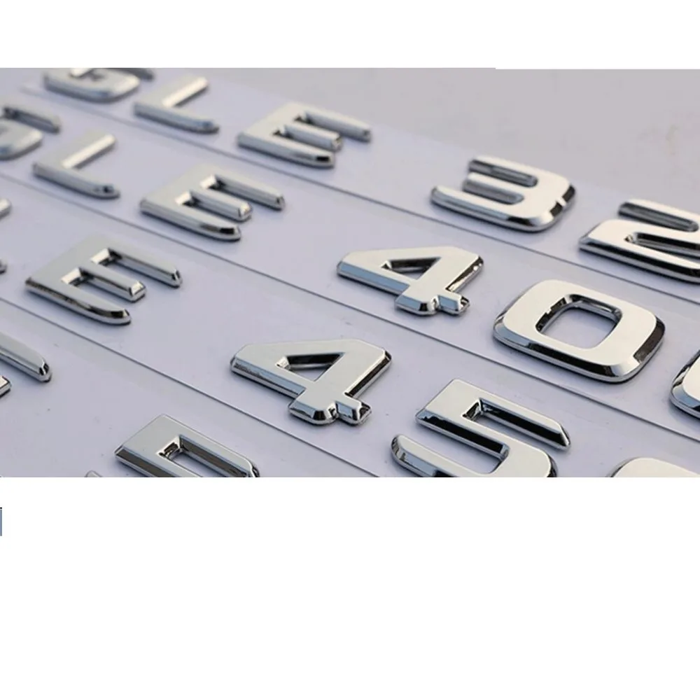 Хромированная задняя багажная надпись значки эмблема Эмблемы для Mercedes Benz S63 S63s S65