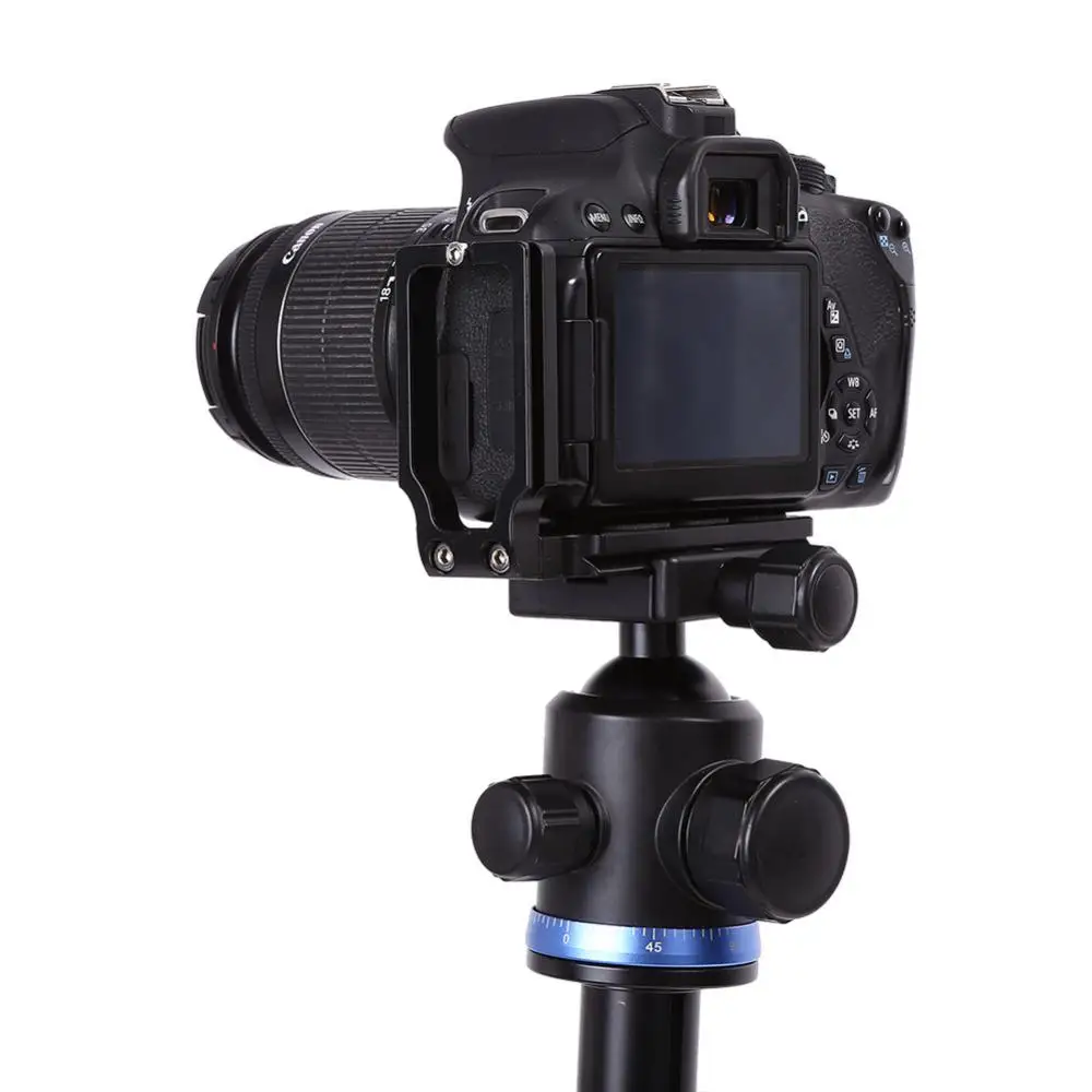 Yiwa БЫСТРОРАЗЪЕМНАЯ l-пластина для Canon EOS 1200D 760D 750D 700D 650D 600D 70D 60D 5Ds 6D 7D 5D Mark II/III SLR
