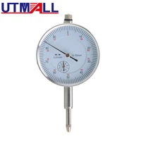 chrome plated round dial indicator measure range 0 10mm dialgage 0 01mm accurancy