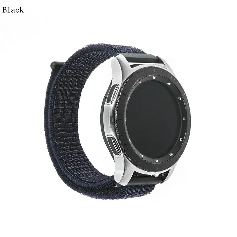 Odog 20 мм 22 мм нейлоновый ремешок для часов для samsung gear S3 для samsung Galaxy Watch 46 мм для Amazfit Pace S2 классический универсальный