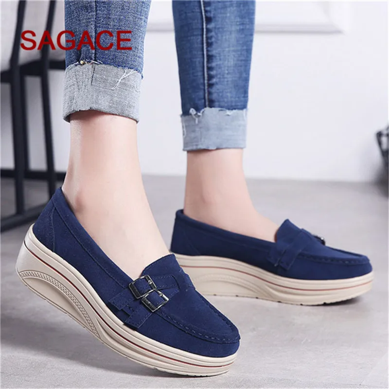 SAGACE/Женская обувь на толстой подошве модные повседневные кроссовки