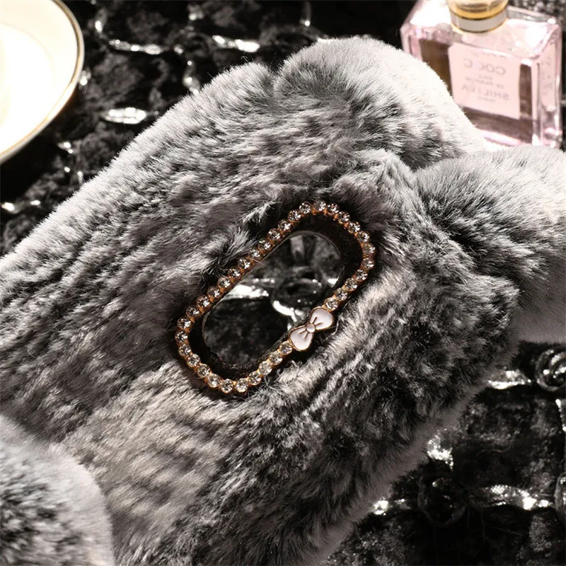 Rabbit Warm fur hair Phone Case For Xiaomi redmi k20 pro 6a 5a 4 prime note 2 3 7 MI Mix 2s max Pocophone F1 6 5c covers |