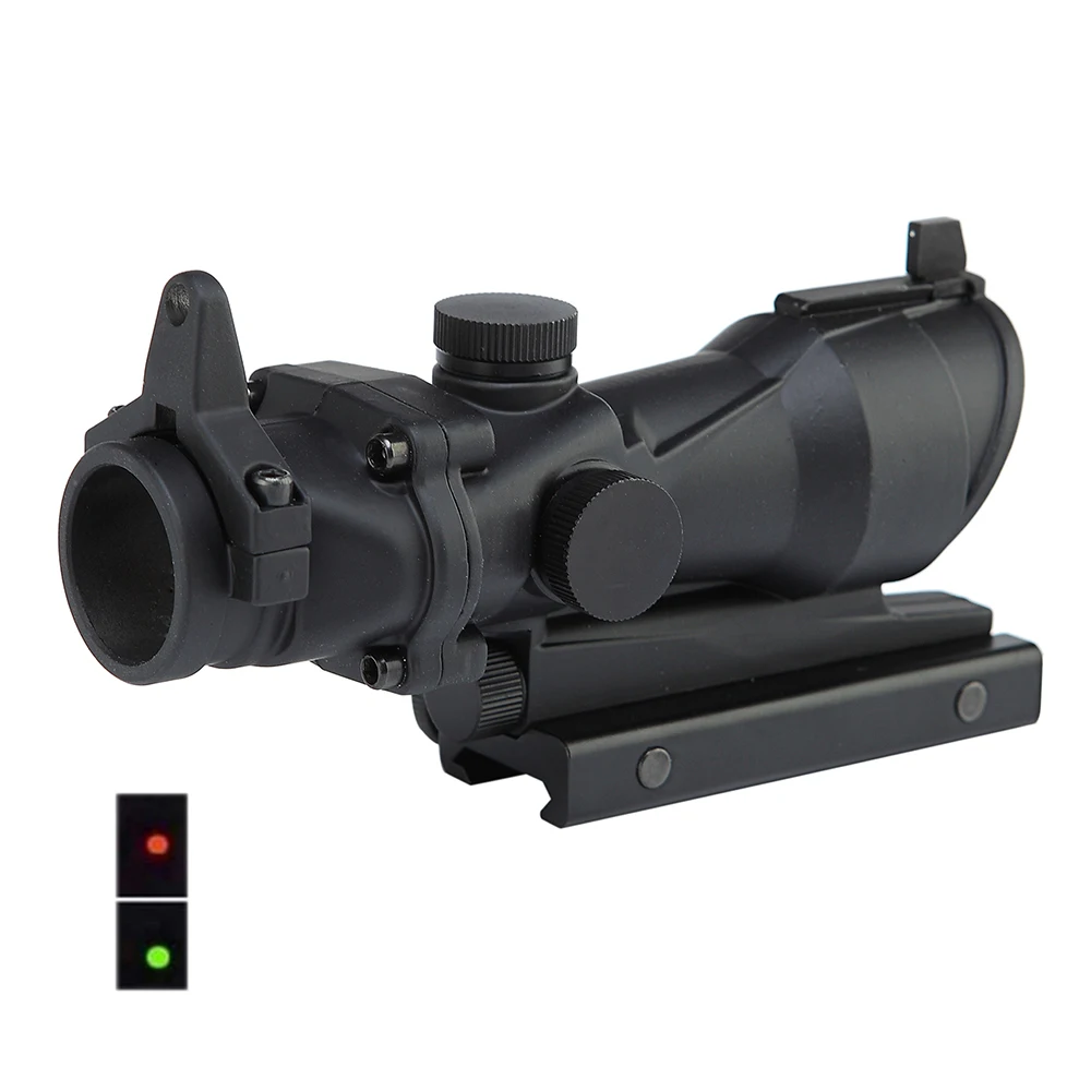 Телескопический прицел для охотничьей винтовки 5 уровней яркости с рельсовым