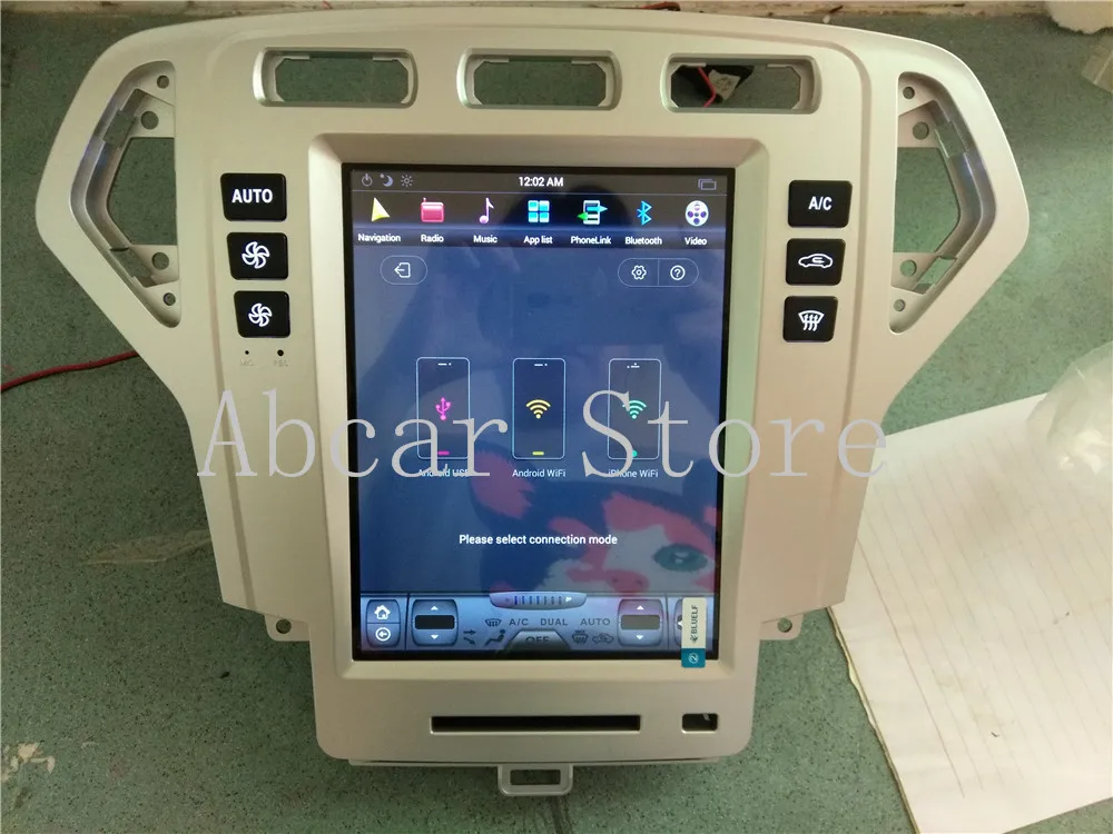 10,4 ''Tesla стиль Android 8,1 автомобильный dvd-плеер gps навигация для Ford Fusion Mondeo 2007- головное устройство стерео px6 carplay радио