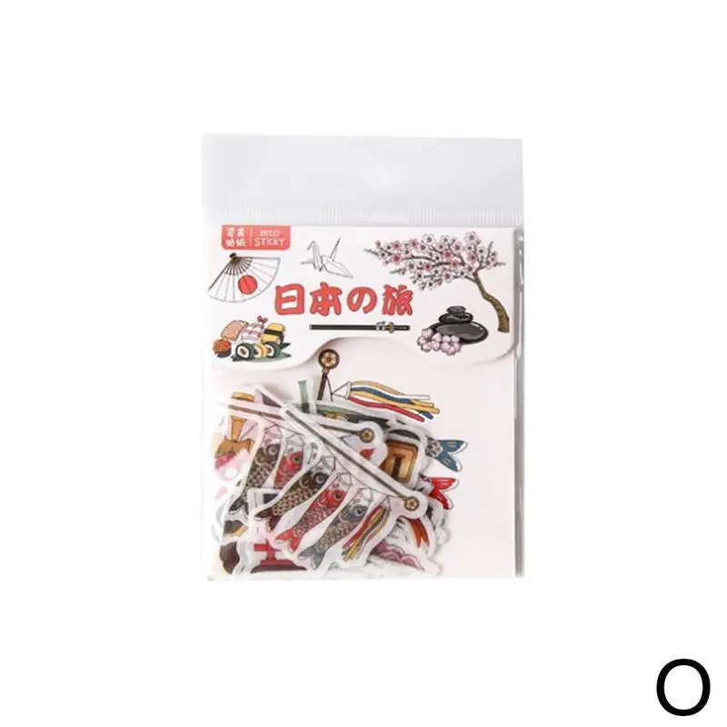 40 шт. стационарные Stikers различные стили персонажа пейзаж животных Stikers Kawaii пуля журнал наклейки Скрапбукинг - Цвет: O