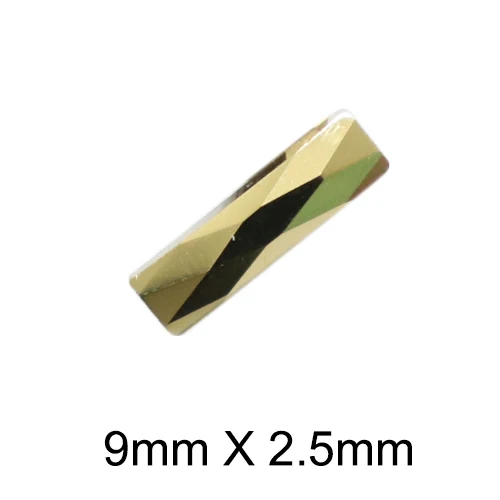 YXP009 9x2.5mm 72 шт Аурум кристаллы для ногтей алмазные СТРАЗА под Камень Золото Ретро дизайн стеклянные стразы для 3D украшения для ногтей принадлежности ювелирные изделия - Цвет: YXP009 9x2.5mm