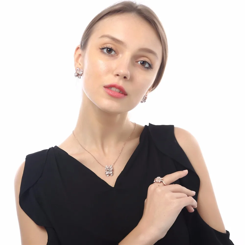 2019 сезон новое ожерелье серьги кольцо ювелирные наборы модные брендовые