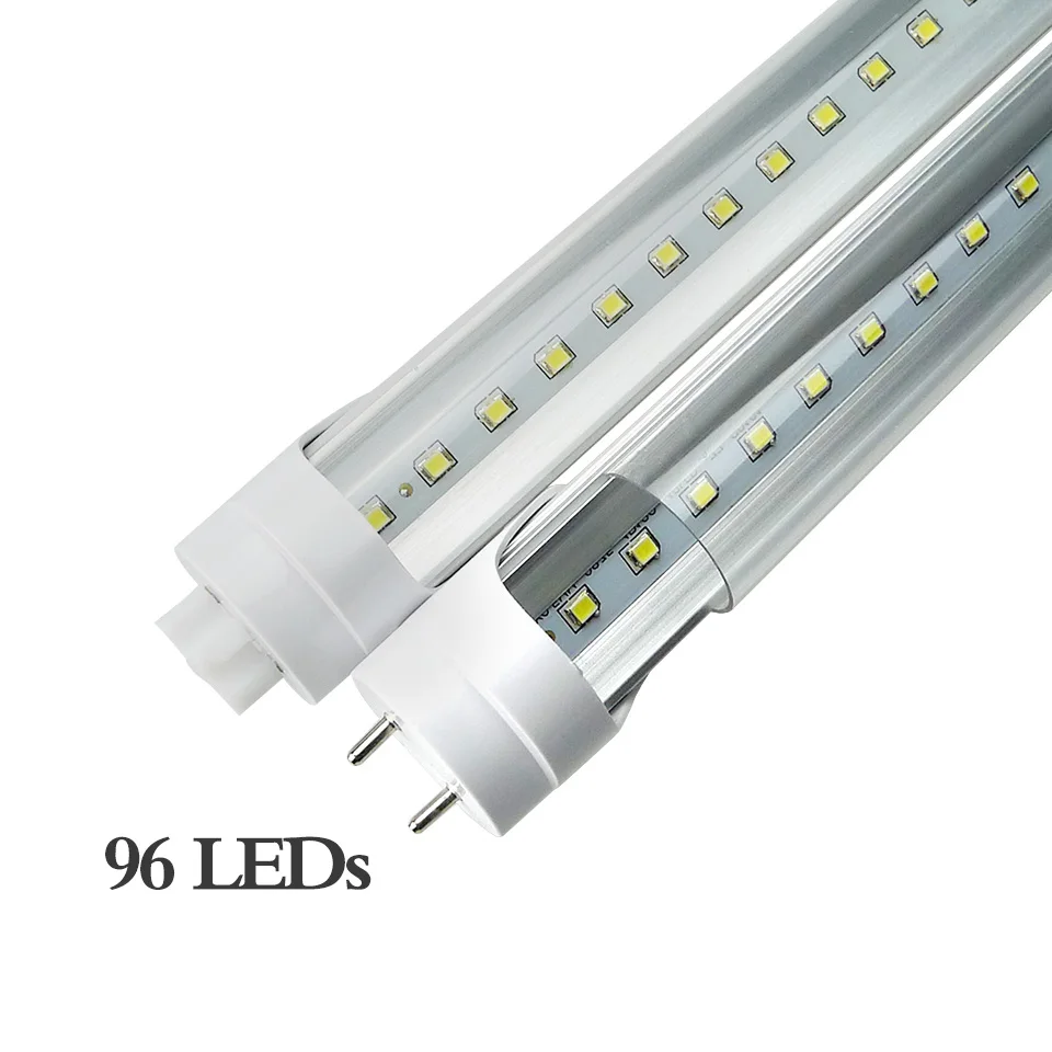 G13 4ft Светодиодная лампа трубка 20W 28W 36W T8 96 Светодиодный 144Led 192LED SMD2835 супер