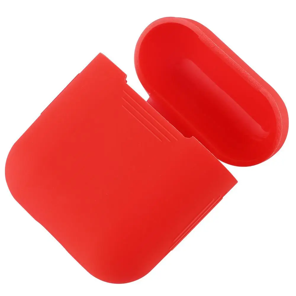Силиконовый чехол 1:1 для Apple AirPods портативный ударопрочный защитный наушников