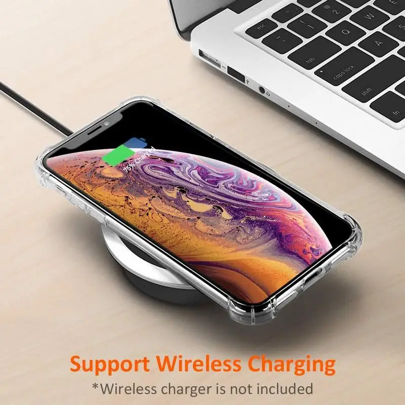 Прозрачный мягкий чехол Ascromy для iPhone 11 Pro Max XS XR X 8 7 6 6S Plus 5 se ультратонкий
