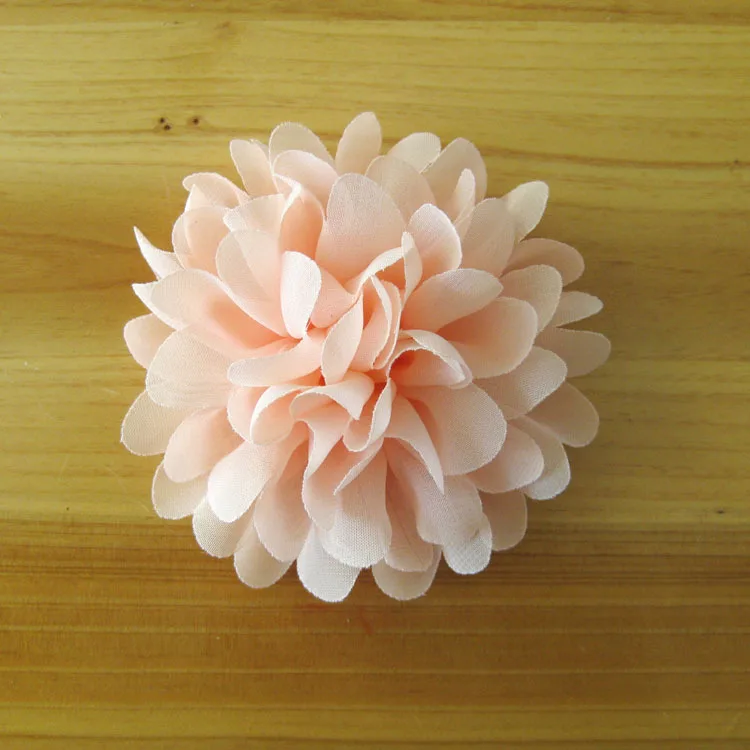 

2017 new handmade chiffon fabric DIY flowers bow headbands hair band children hair ornaments accessories 16color 100Pcs/Lot