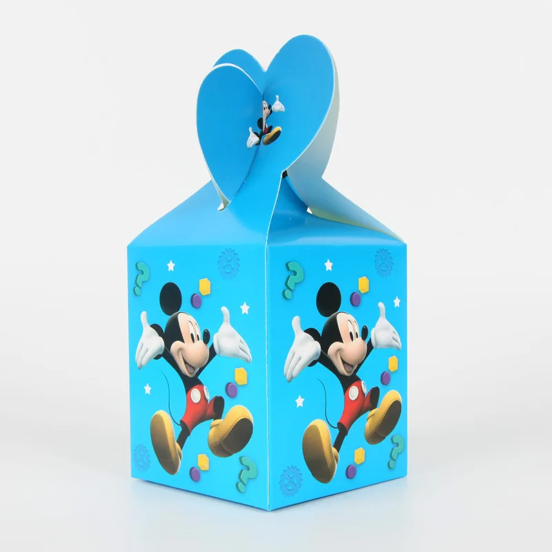 

18pcs/set Mickey mouse Party Candy Box Birthday Party Kids Favors Decoration Surprise Gifts Box Baby Shower Supplies Mickey