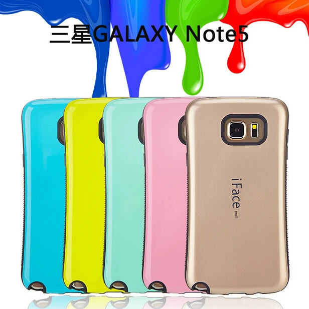 Бесплатная доставка DHL iface чехол для Samsung Galaxy Note 5 mall жесткий пластиковый 50