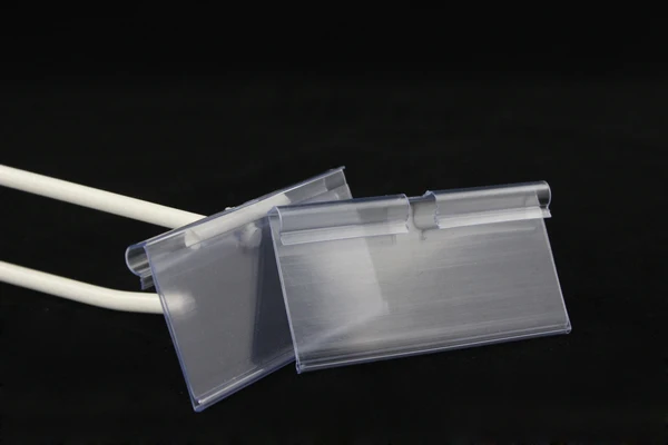 Держатель зажим для ценового знака 8*4 см Т образный крючок возможности