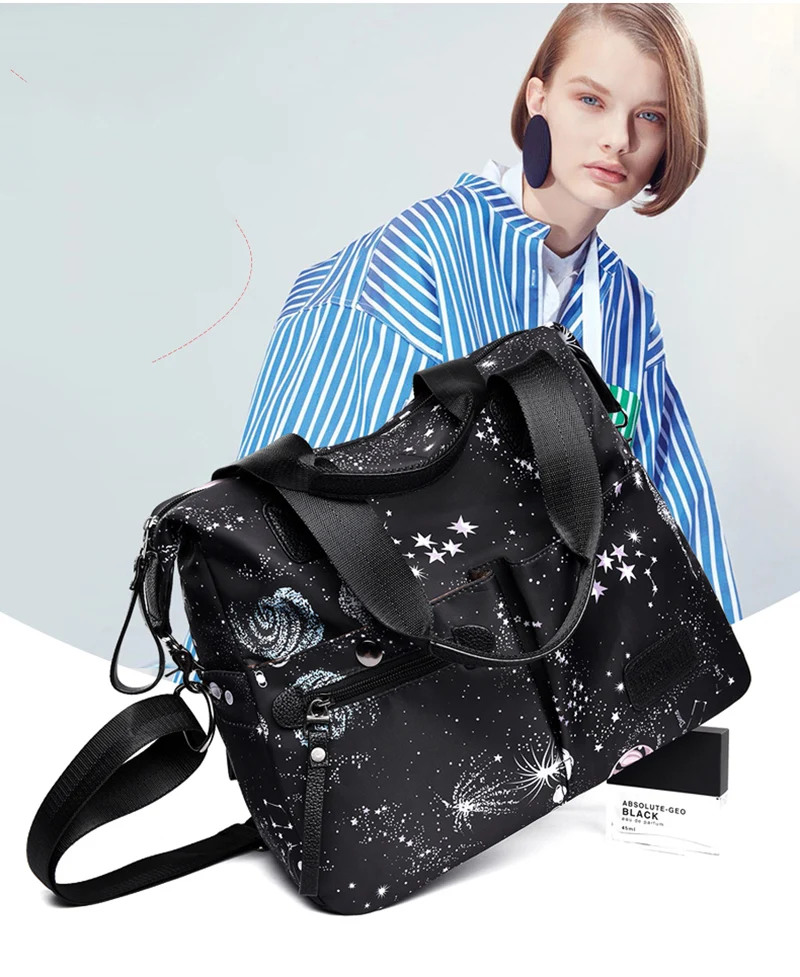 Galaxy Star, женские сумки через плечо,, водонепроницаемые, Оксфорд, сумки, дизайнерские, Большая вместительная сумка, bolsa