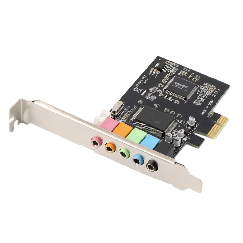 Новая PCI Express x1 PCI-E 5.1ch CMI8738 чипсет аудио цифровая звуковая карта новая