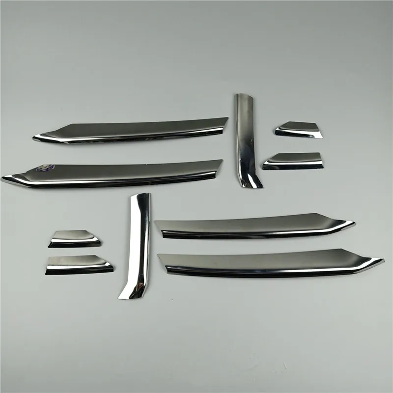 Передняя противотуманная фара из нержавеющей стали 10 шт. для Audi A3 Sedan 2017-2018