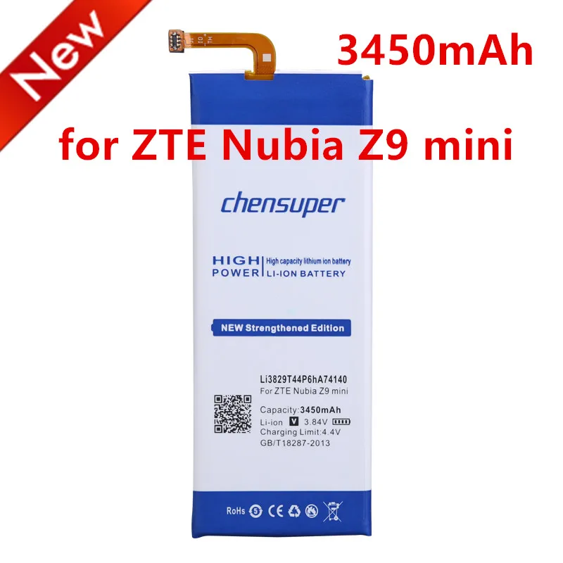 chensuper 3450mAh Li3829T44P6hA74140 Battery for ZTE Nubia Z9 mini NX511J battery | Мобильные телефоны и аксессуары