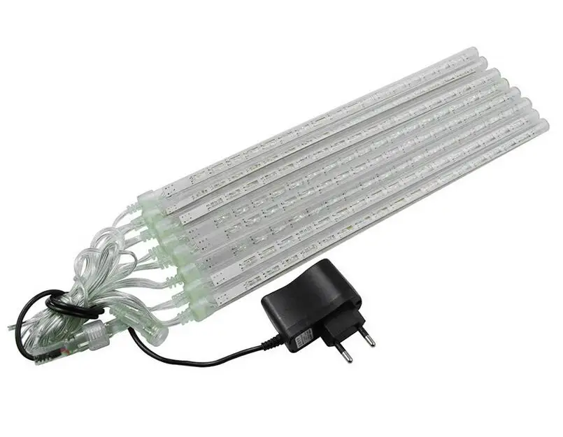 AC100-240V 8 шт трубки Метеоритный дождь Дождь трубы 30/50 см светодиодные