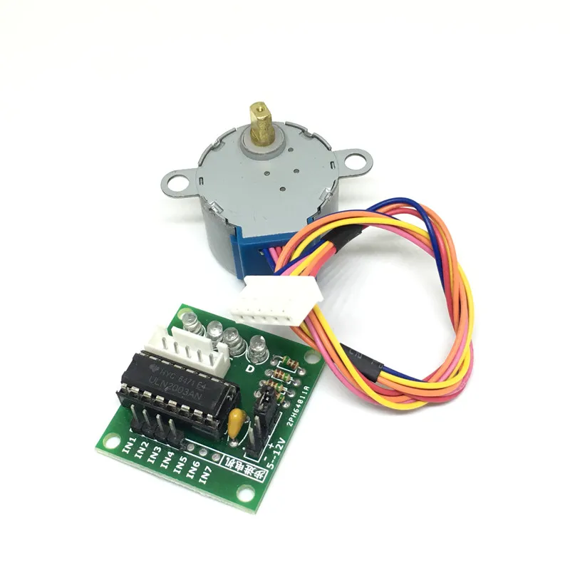 Плата модуля привода ULN2003 2 шт./компл. + 28BYJ 48 5 в 4 фазы DC Gear Stepper Moto|Соединители| |
