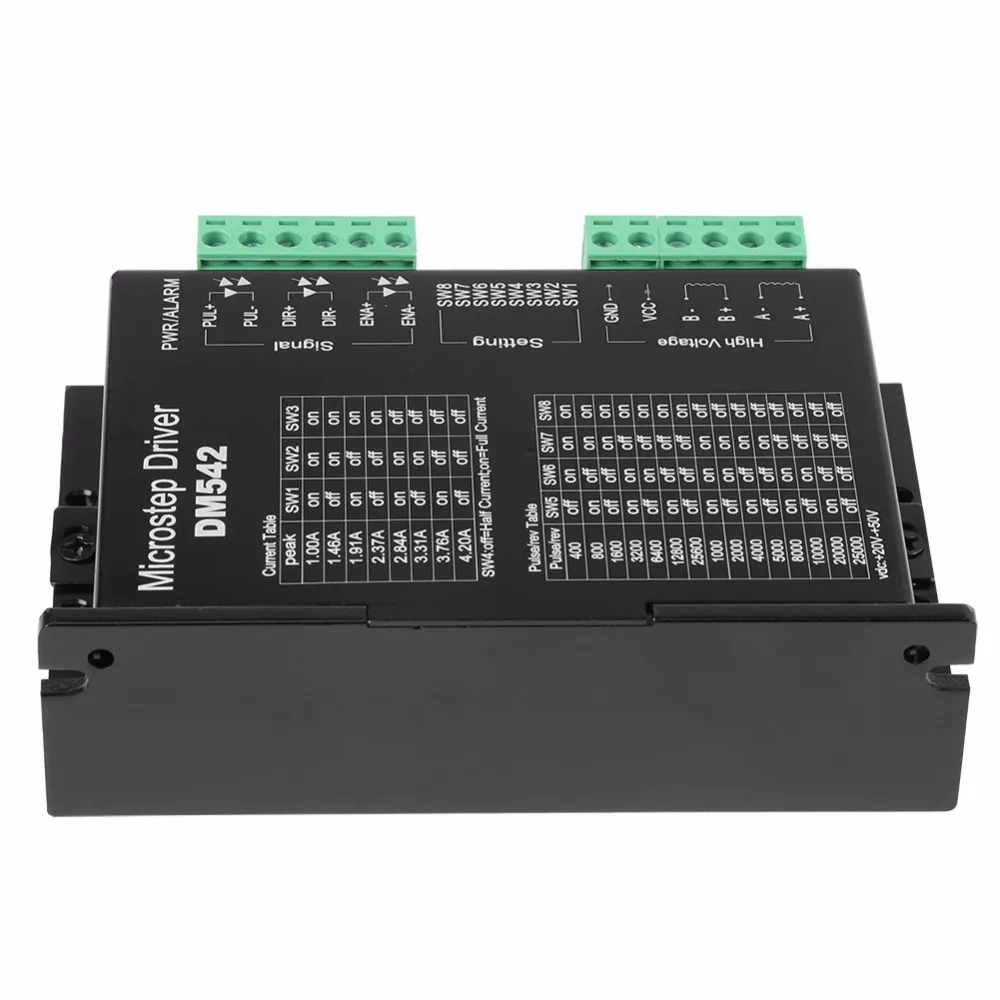 M542H DC 12 32V 3A 128 микрошаговый двигатель драйвер для 2 фазного 4 гибрида 42 57
