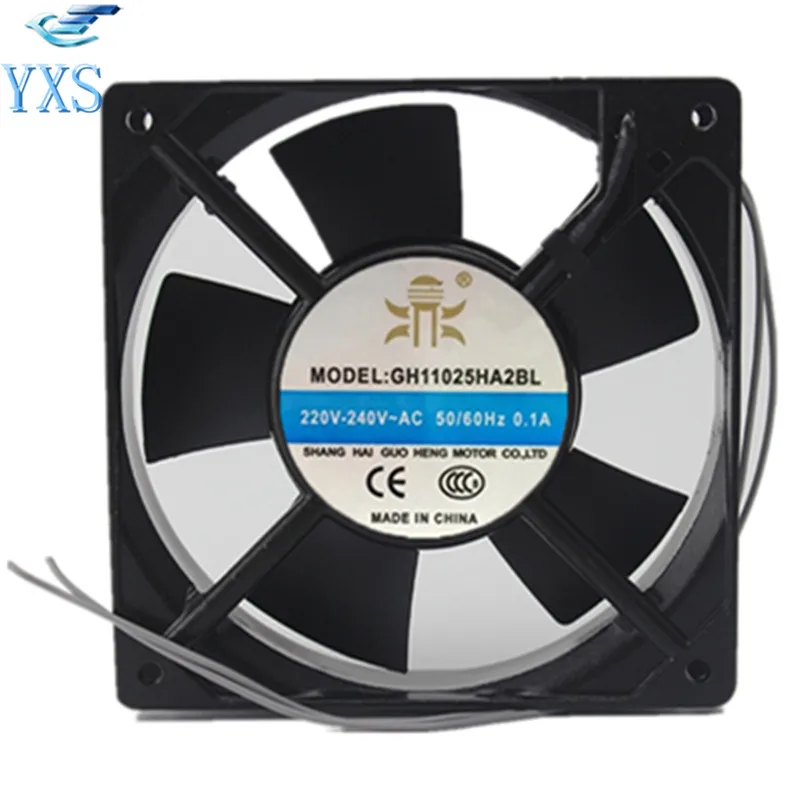 GH11025HA2BL AC 220V 240V 0.1A 50/60HZ 16 W/18 W 2500RPM 2 провода 11025 11 см 110*110*25 мм осевой вентилятор