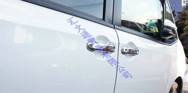 Для TOYOTA VOXY/NOAH R80 ABS хромированные дверные ручки крышки с Smart «Замочная скважина»; крышка защелки отделка под давлением