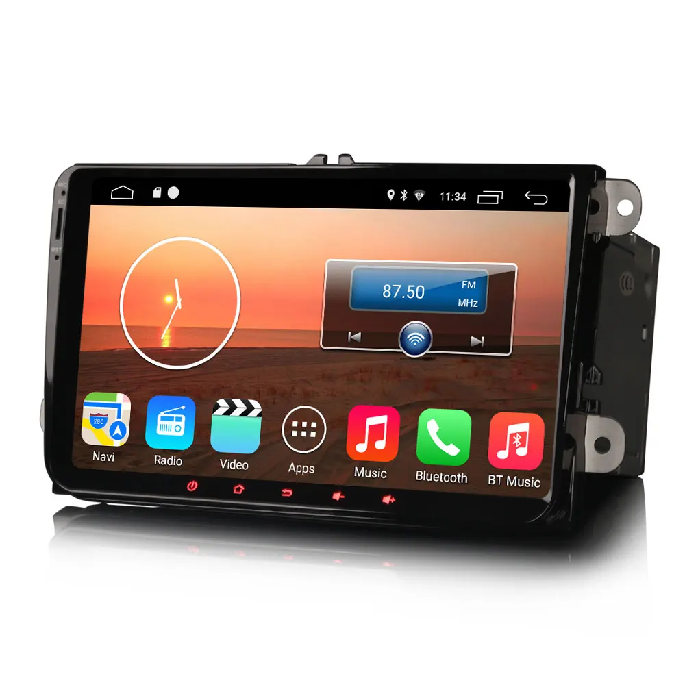 9 &quotAndroid 0 Pie OS автомобильный мультимедийный gps радио для Volkswagen Passat 2005 2014 и Scirocco MK3
