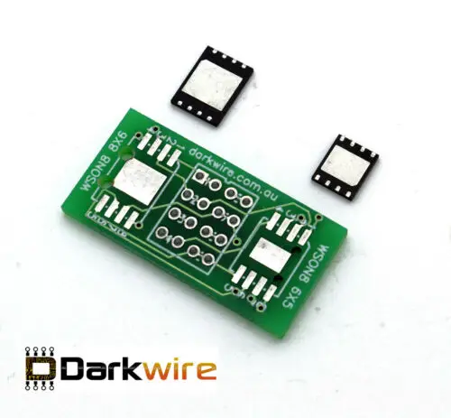 SMD SPI IC Разъем адаптер+ PCB для WSON 6x8 мм чипы-Flash 25x 24x DFN8 QFN8
