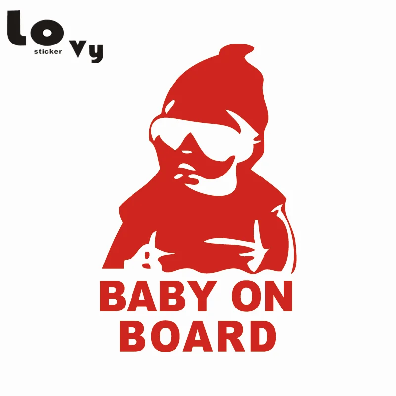 Baby On Board Handsome Boy Car Sticker Styling Warning Sign Decal | Автомобили и мотоциклы