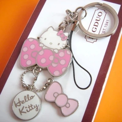 Брелок Hello Kitty милый телефон ремешок инновационные chaveiro portachiavi рекламные llaveros key holder