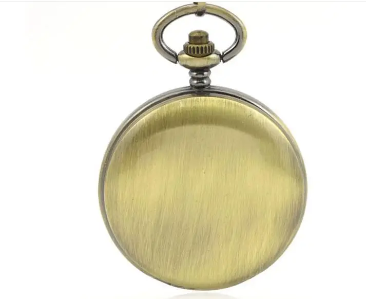 

Vintage Bronze antiques A spider's web Hollow out Mechanical double open good quality Men Gift pcoekt watches