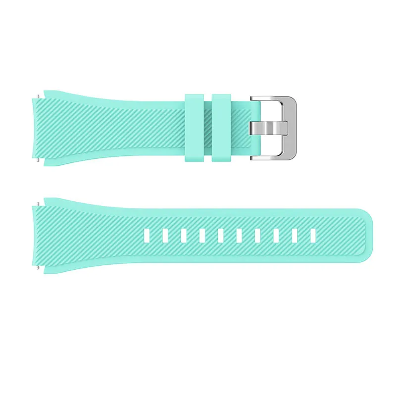 Силиконовый браслет на запястье для huawei часы GT для Amazfit Stratos 2/2 S для samsung Шестерни S3 Frontier классический ремешки для часов браслет
