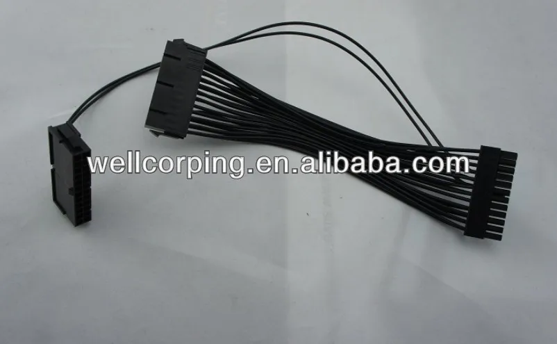 30 см Wellcore 24 Булавки двойной PSU адаптер идеально подходит для игр машины или