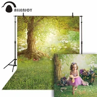 allenjoy spring photography backdrop easter woodland meadow flower fairy tale background photo studio photophone photocall shoot