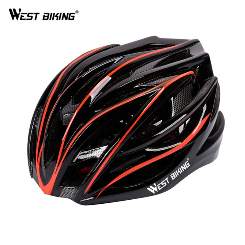 WEST BIKING шлем для езды на мотоцикле демисезонная 54 62 см велосипедный дышащий