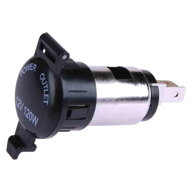 12V 12W водонепроницаемый автомобильный прикуриватель для мотоцикла розетка