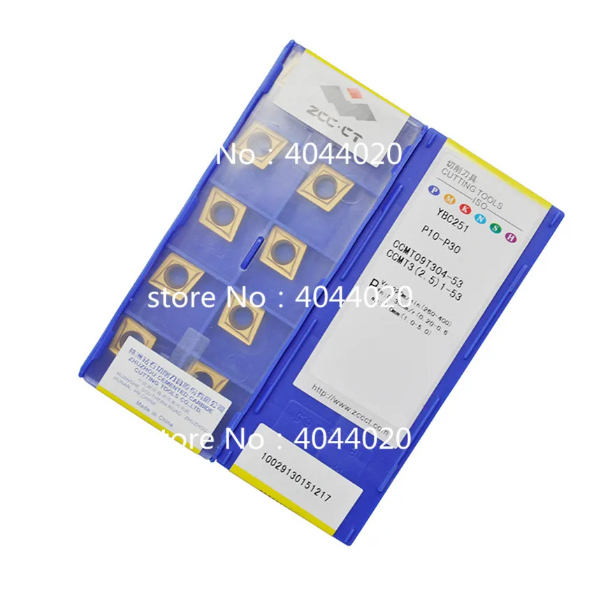 CCMT09T304-53 YBC251 CCMT3 (2 5) 1-53 80 градусов ромб Nc лезвие внутренний скучно отверстие P10-P30 10