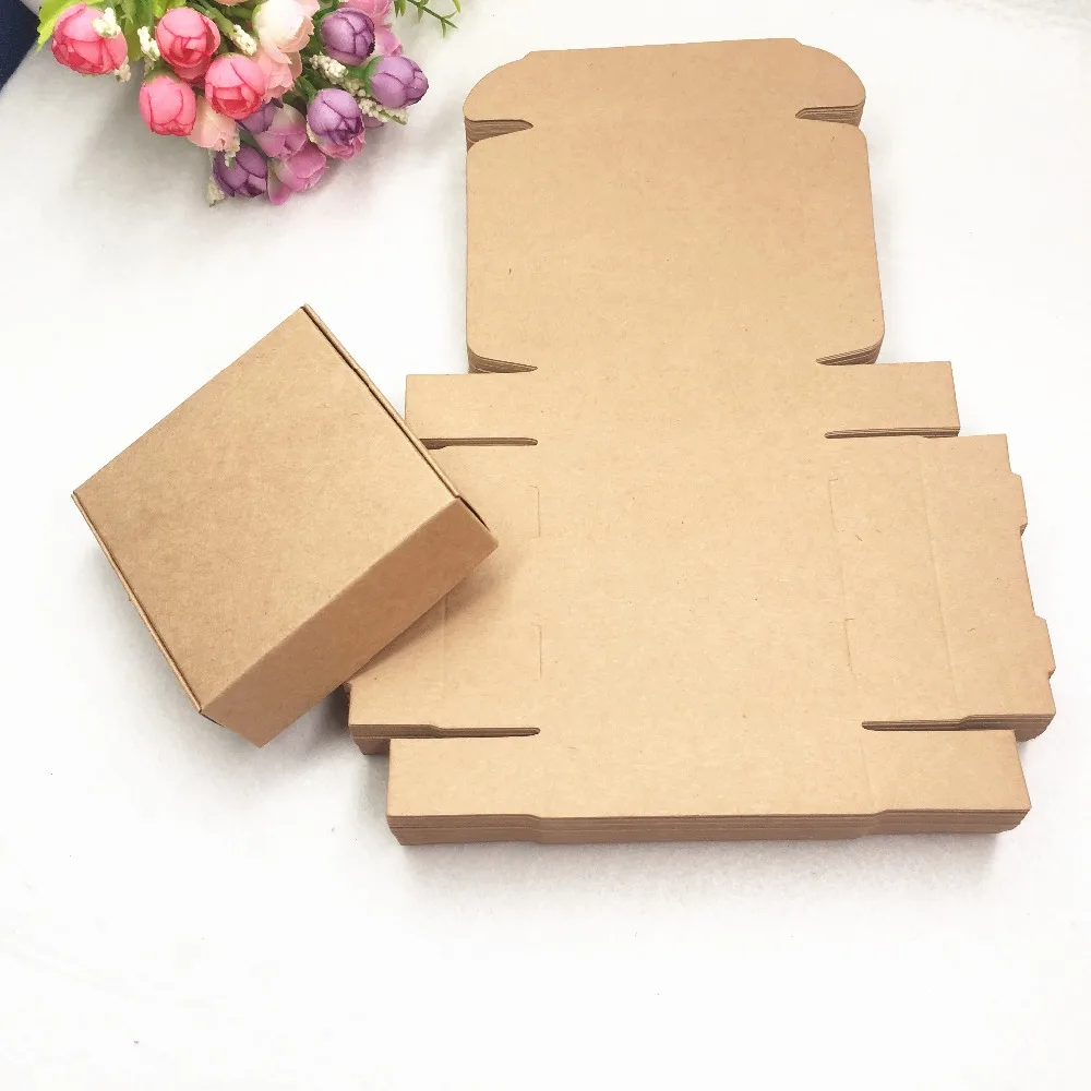 30 шт. картонная коробка для упаковки ювелирных изделий|Упаковка и стойки