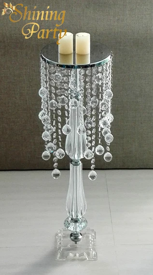 Блестящие вечерние 1 шт. H71cm * W20cm центральное украшение на свадьбу