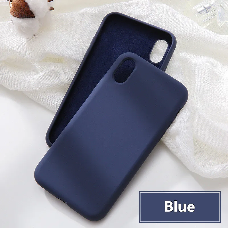 Яркий жидкий силиконовый чехол для iphone 6, 6 S, 7, 8 Plus, X, XR, XS Max, противоударный мягкий чехол для телефона s, для iphone 8, 6, 7, чехол