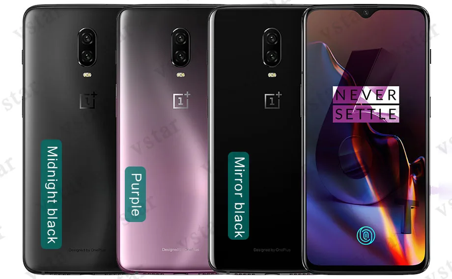 Мобильный телефон Oneplus 6T 8GB 128 GB, 6,41 дюймов AMOLED UD под экраном, отпечаток пальца Snapdragon 845, Android 9, NFC, 20MP+ 16MP
