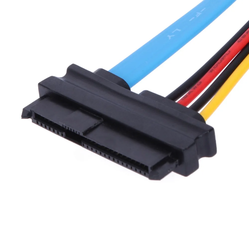 7-контактный SATA Serial ATA Female к SAS 29 Pin и Large 4-контактный LP4 Male адаптер питания