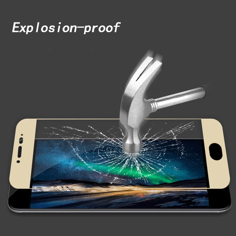 Полное покрытие экрана протектор Закаленное стекло для Samsung Galaxy A3 A5 A7 2016 2017